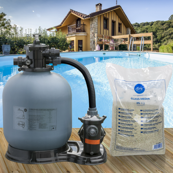 Vidro filtrante 25kg - IOT-POOL