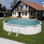 Piscina de aço decoração nórdica Finlândia