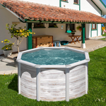 Piscina de aço decoração nórdica Finlândia