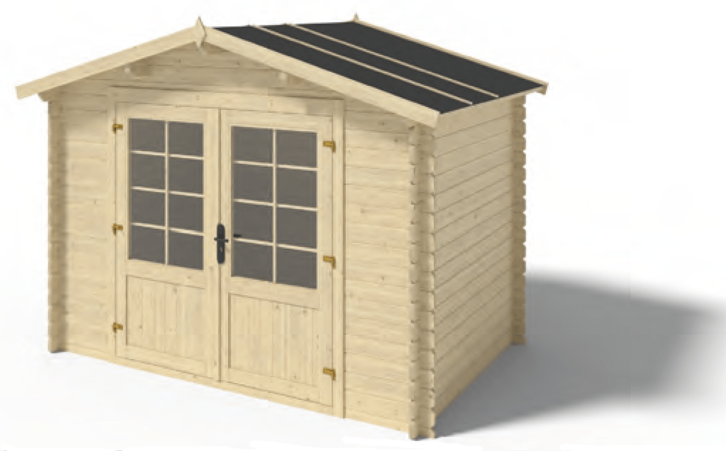 Garden Shelter Elbrus with porch option 322 x 223x 235cm