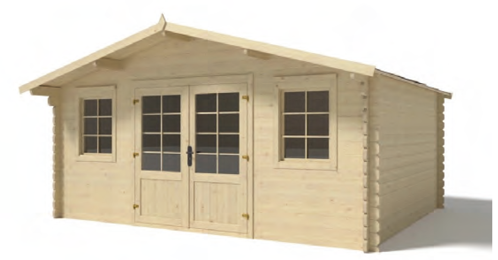 Garden shed wood Oslo 480 x 400 x 253 cm