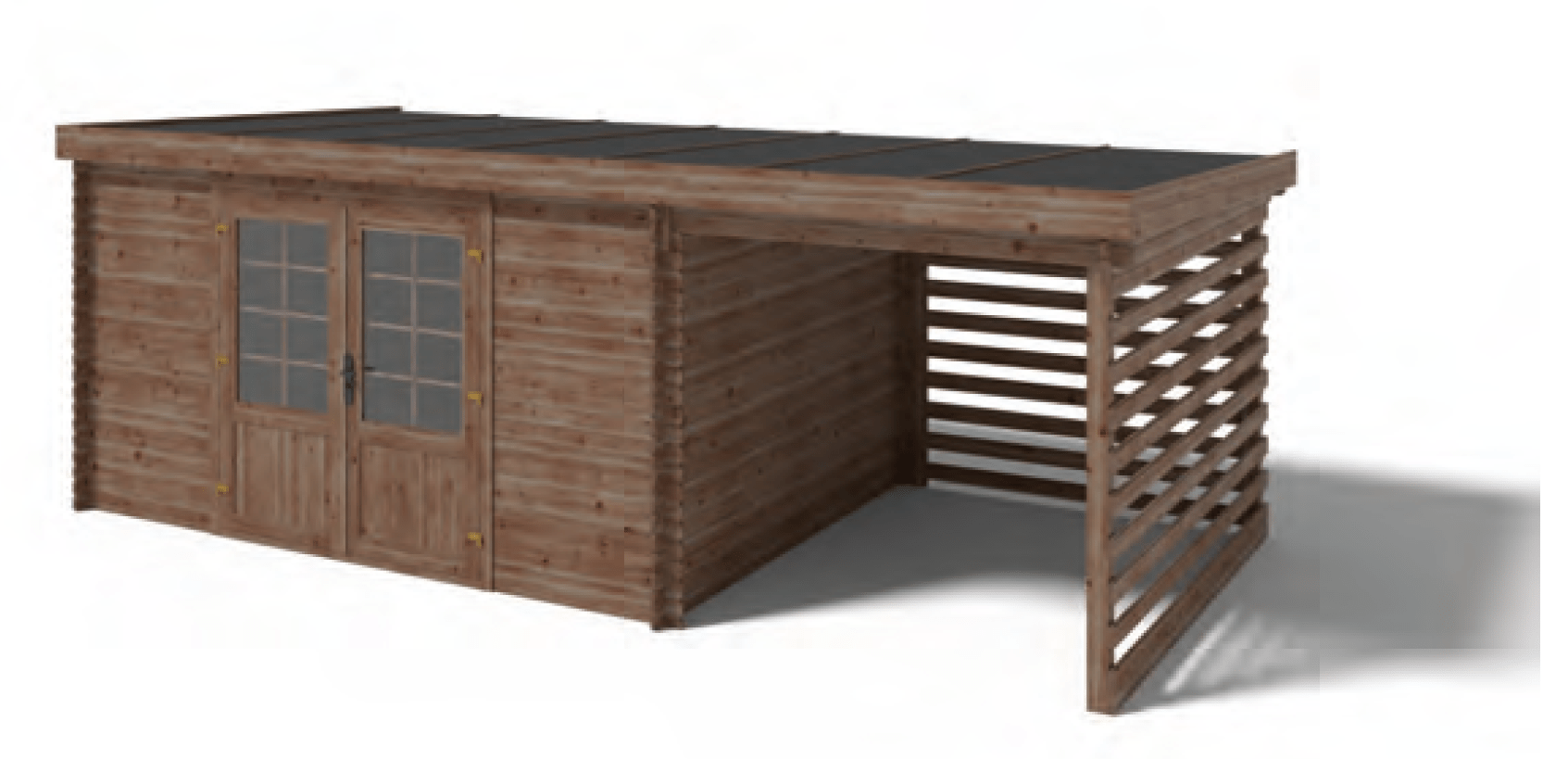 Casetta da giardino in legno Tromso 609 x 306 x 215 cm