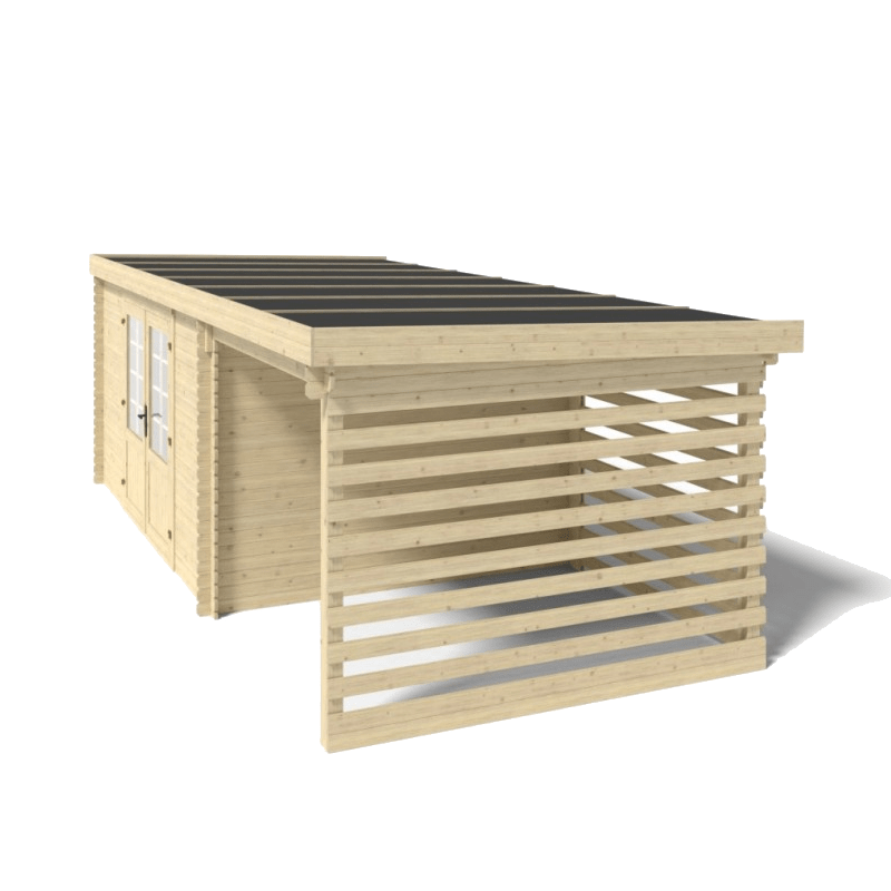 Casetta da giardino in legno Tromso 609 x 306 x 215 cm