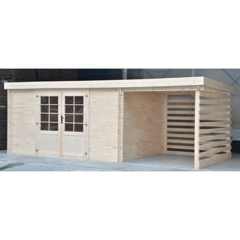 Tromso wooden garden shed 609 x 306 x 215 cm