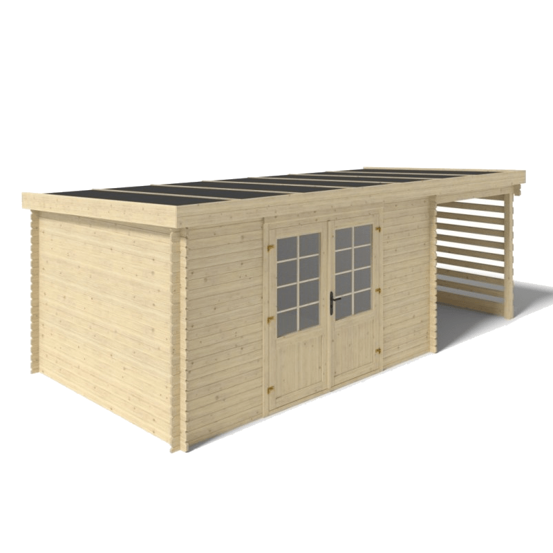 Casetta da giardino in legno Tromso 609 x 306 x 215 cm