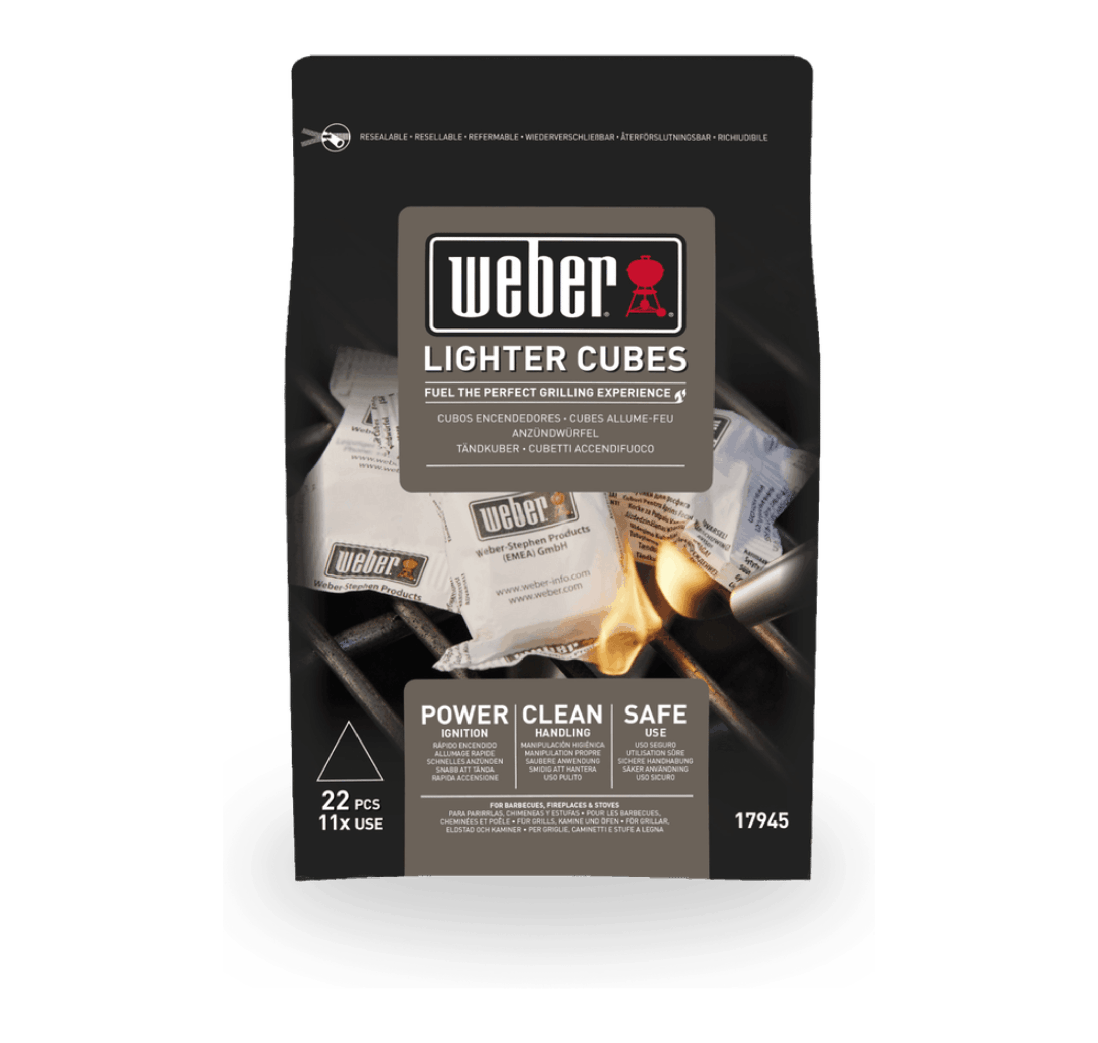 Weber Lighter Cubes 22 en 48 stuks aanmaakblokjes