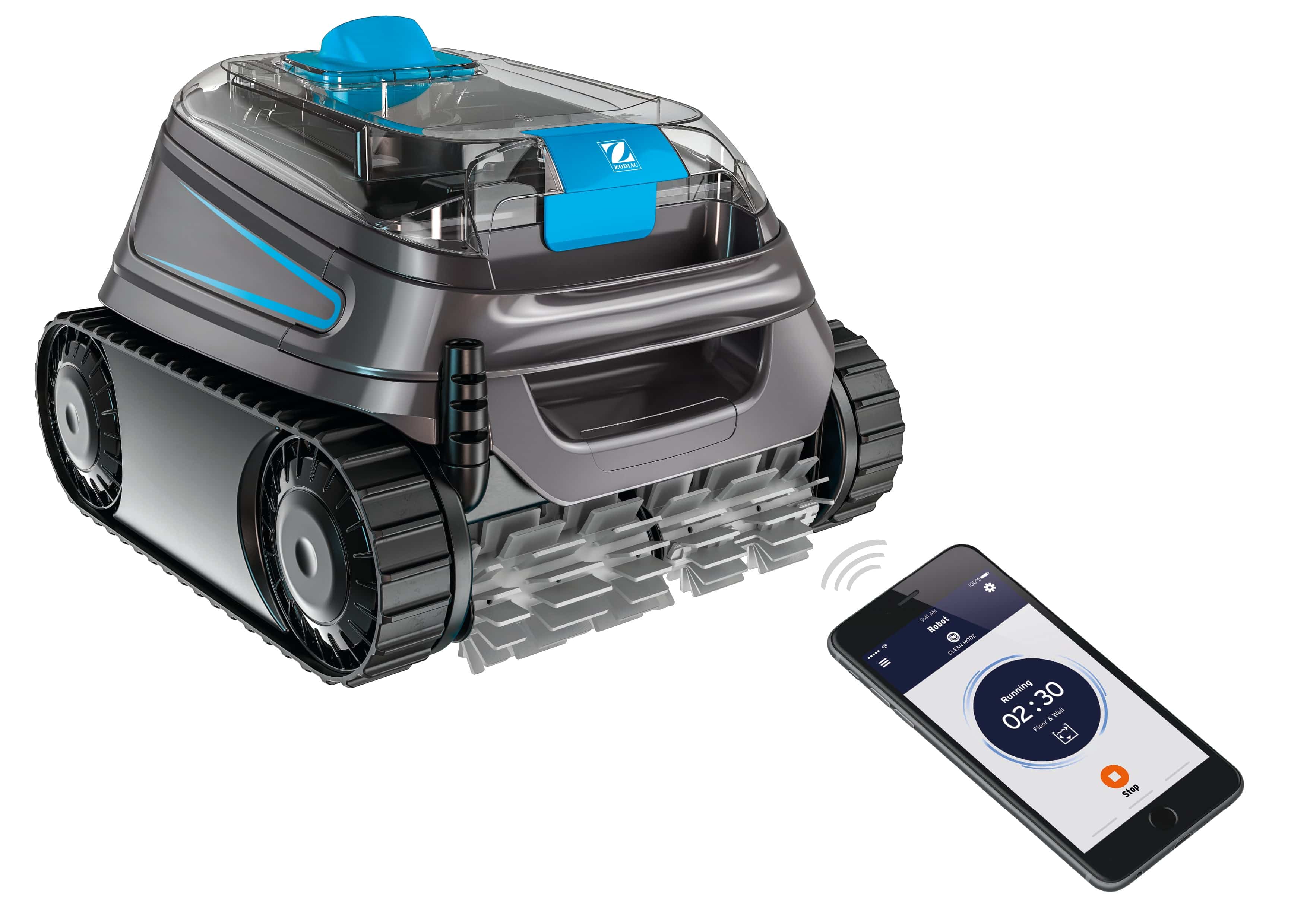 Aspirador de Piscina Eléctrico e Automático ZODIAC CNX 30 iQ limpa fundos robot