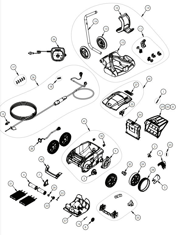 RA 6700 iQ Staubsauger - Ersatzteile