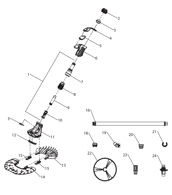 Aspirador T5  Duo ZODIAC - Recambios