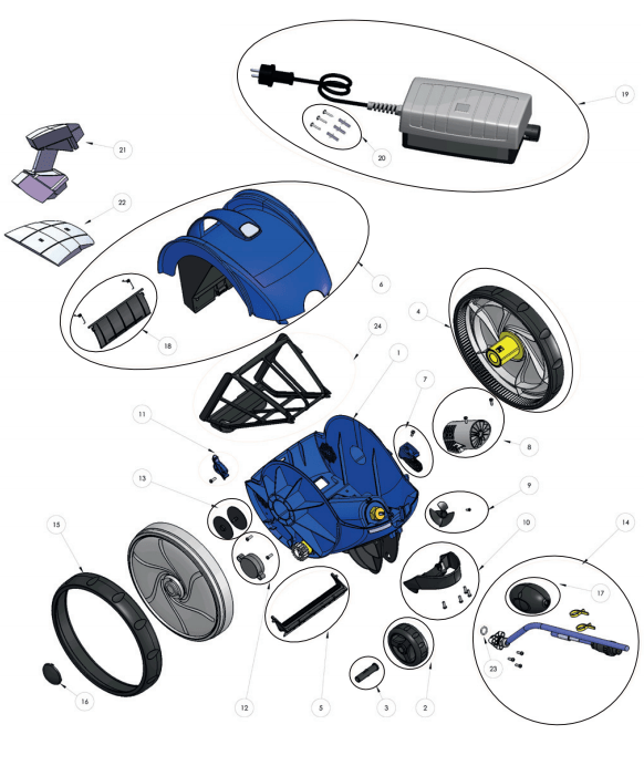 Aspirador VORTEX 1  ZODIAC - Recambios