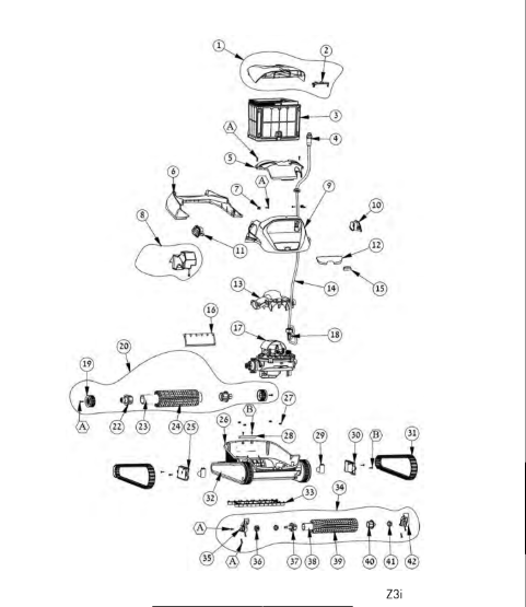 MAYTRONICS Z3i HOOVER - spare parts