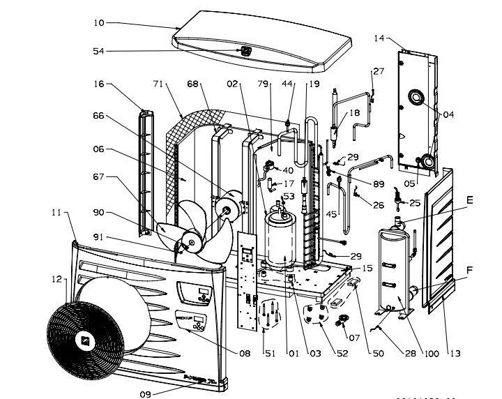 Pompe à chaleur Z300  - Pièces détachées