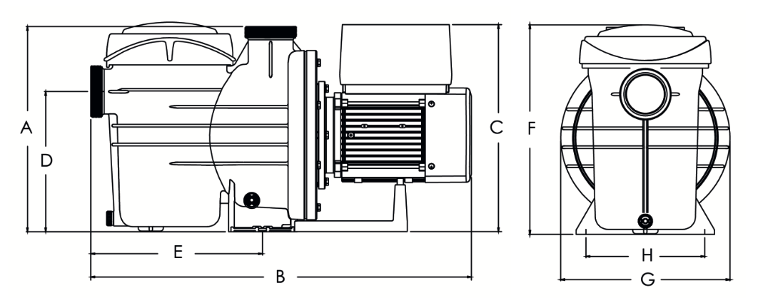 Variable Speed Filtration Pump QP PRO VS