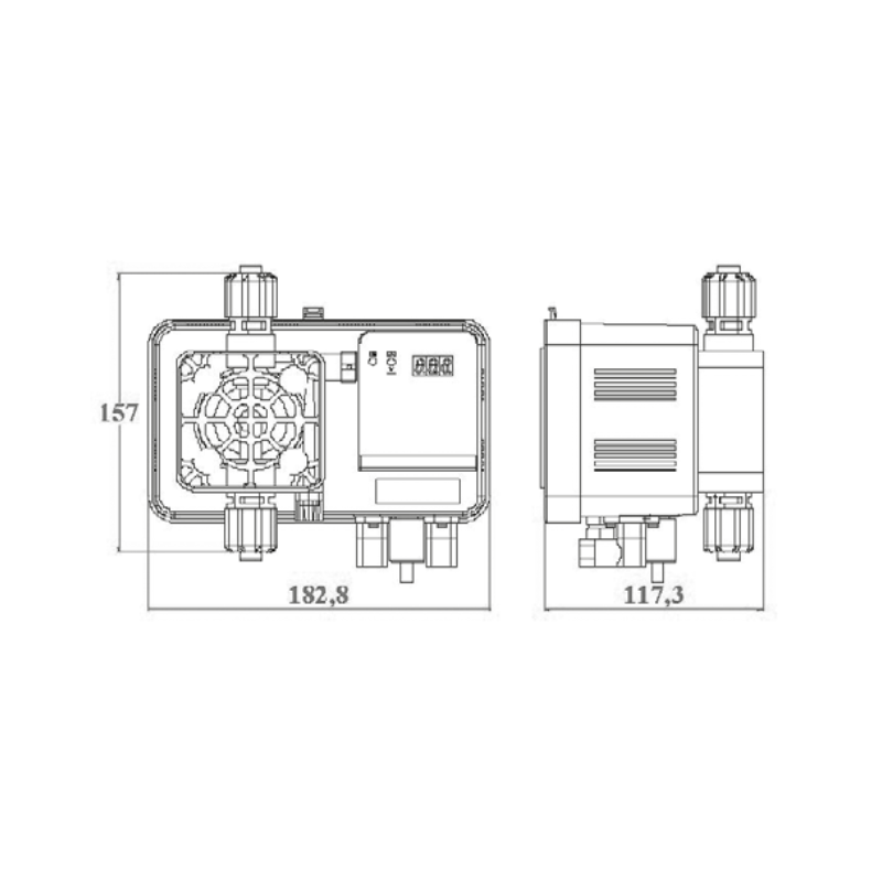 Elektromagnetische Dosierpumpe