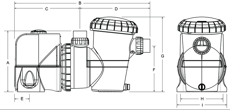 Bomba de filtración Silensor Pro VSD. 18m3 / h