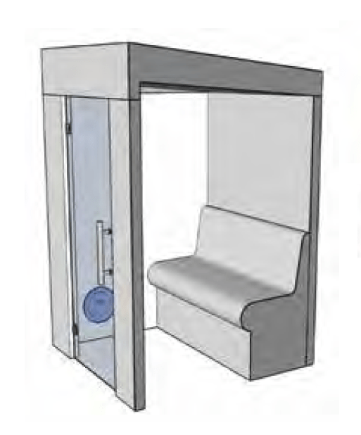 Prefabricated Cabin Steam Bath in 70mm Delta Board Panels