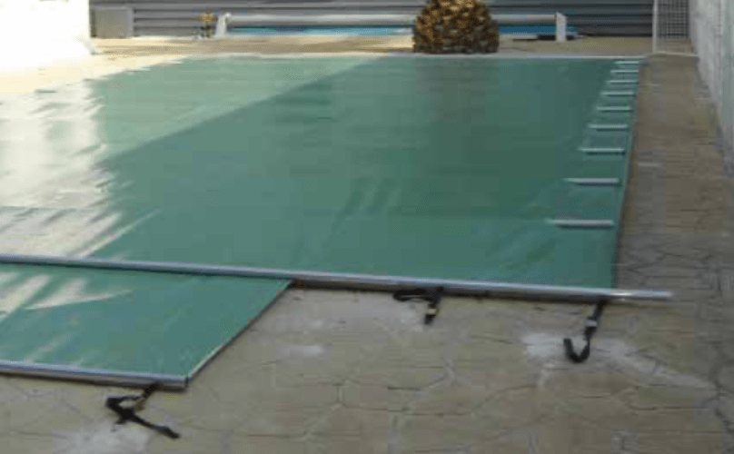 PVC cover with protective bars