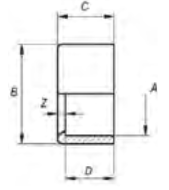 Konischer / Reduzierbundring PVC PN16