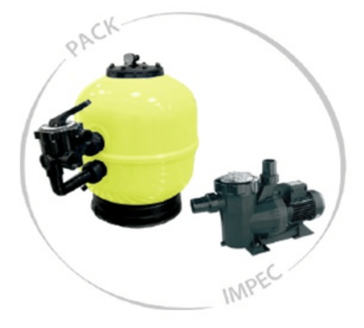 Set (pack Impac) de la pompe de filtration +