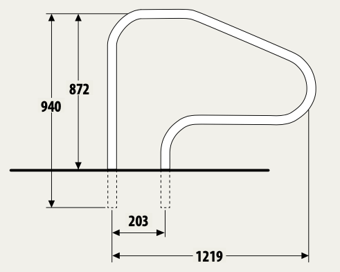 Handrail Stainless Steel