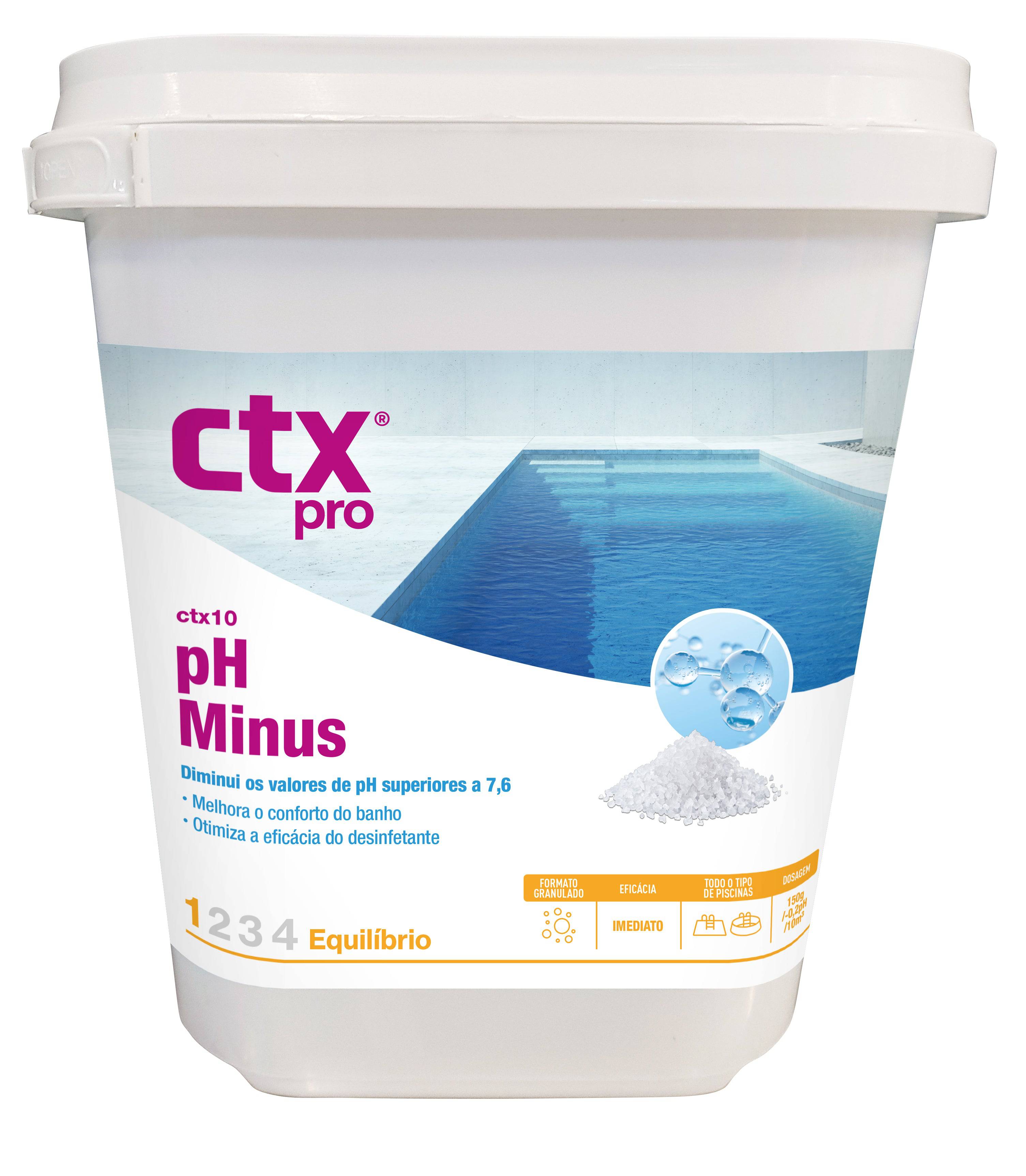 CTX-10 pH- (pH minus) Solid - Dosage: 1.5Kg-->100m3