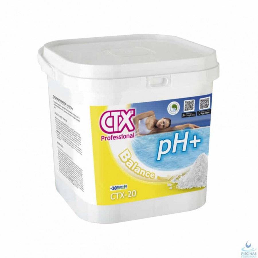 CTX-20 pH+ (pH plus) Solid - Dosage : 1.5Kg-->100m3