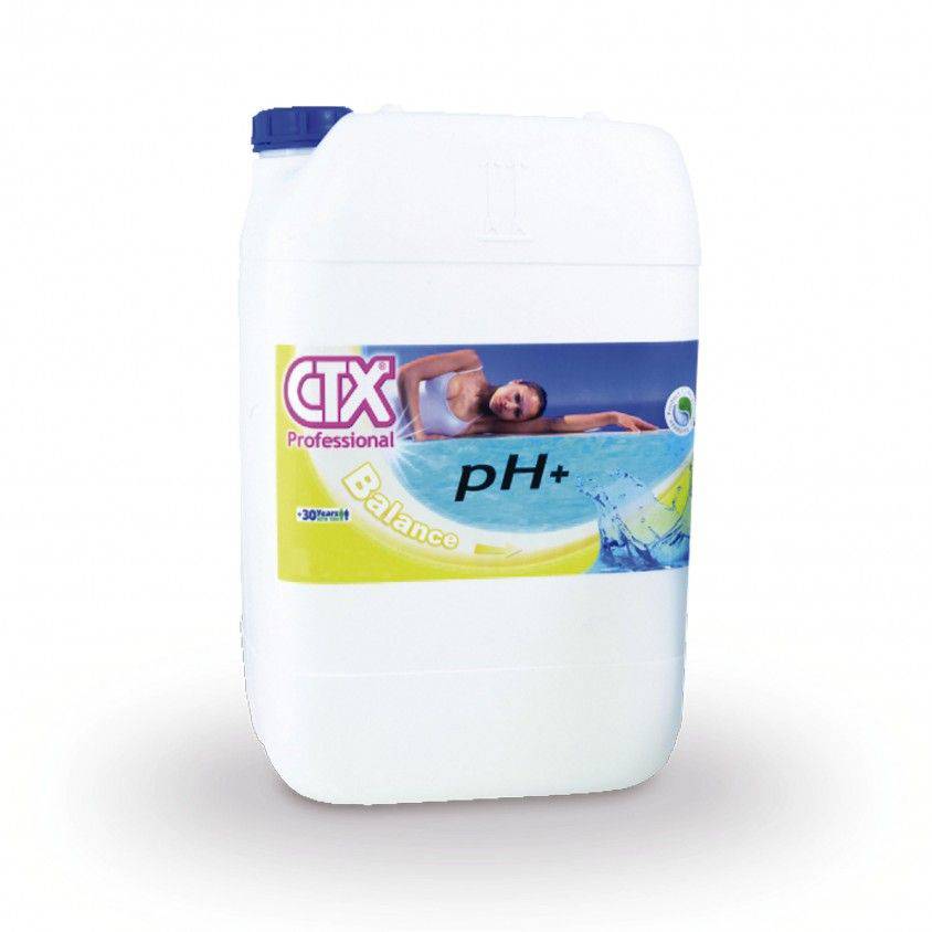 CTX-25 pH+ (pH plus) Líquido - 25 Litros - Dosificación: 3,5lts-->100m3