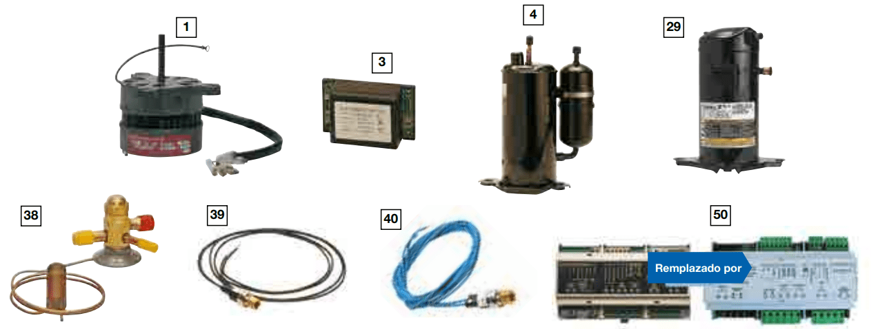 Dehumidifier Sirocco and DT 850DT 800, 850 and 850E - Recambios