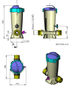 Chlorine dosing or Bromo - Dossi-3 in-line and line-offf