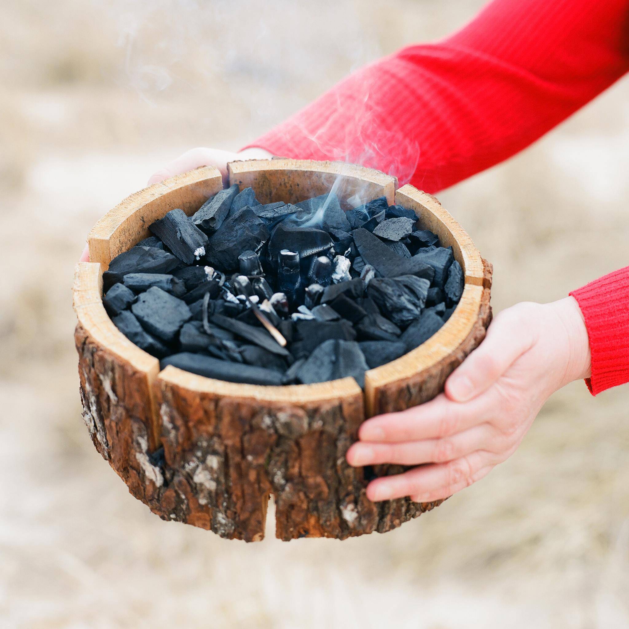 Charbon de bois biodégradable Ecogrill - Solution pour l'extérieur