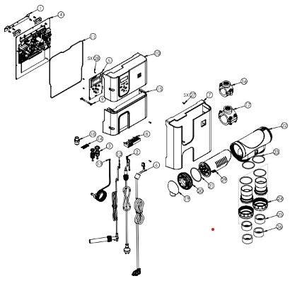 Salt Electrolysis eXO IQ, eXO IQ LS Zodiac - Spare parts