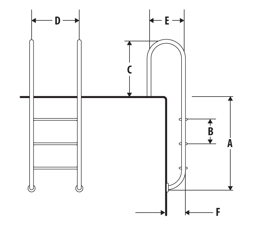 ladder mur