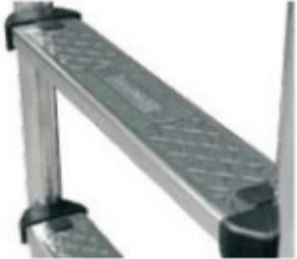 Wall standard ladder rung