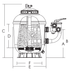 Laminated sand filter Superpool II. SCP