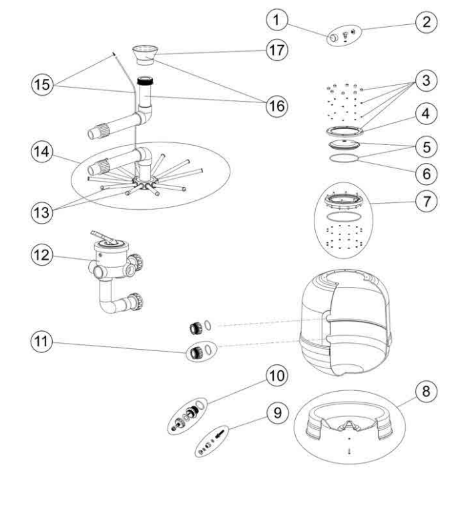 MS - Filtre à sable - échanges Zodiac