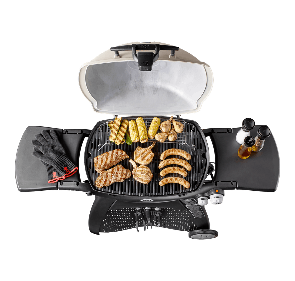 Weber Q 3200 zwarte gasgrill - met grill