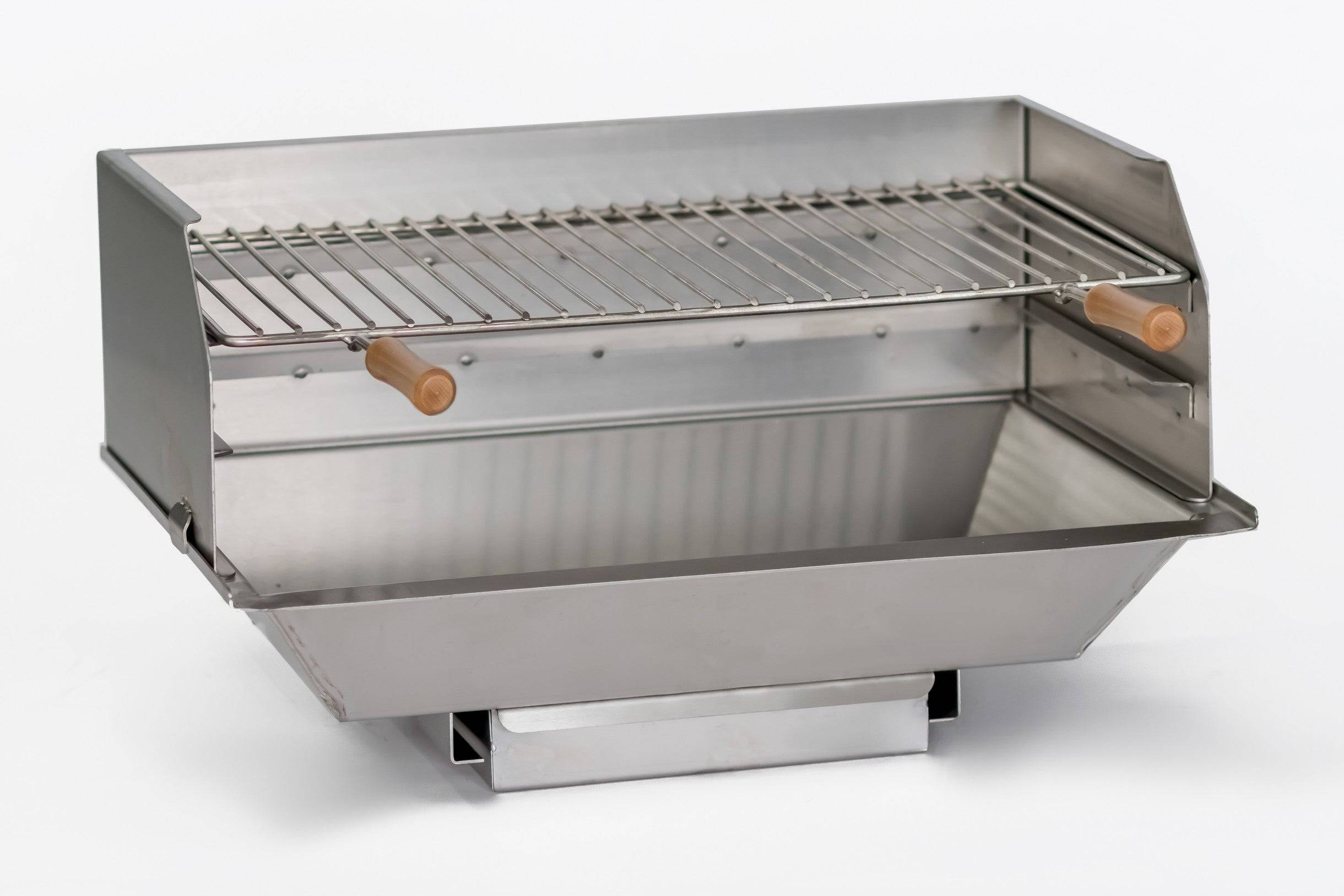 Grille extra encastrée en acier inoxydable pour barbecues