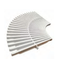 Reversible curved gutter grates - 35 mm