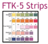 5 in 1 Messgerät / Analysator - FTK STRIPS - (Chlor, pH, Alkalinität, Stabilisator, Feststoffanteil)