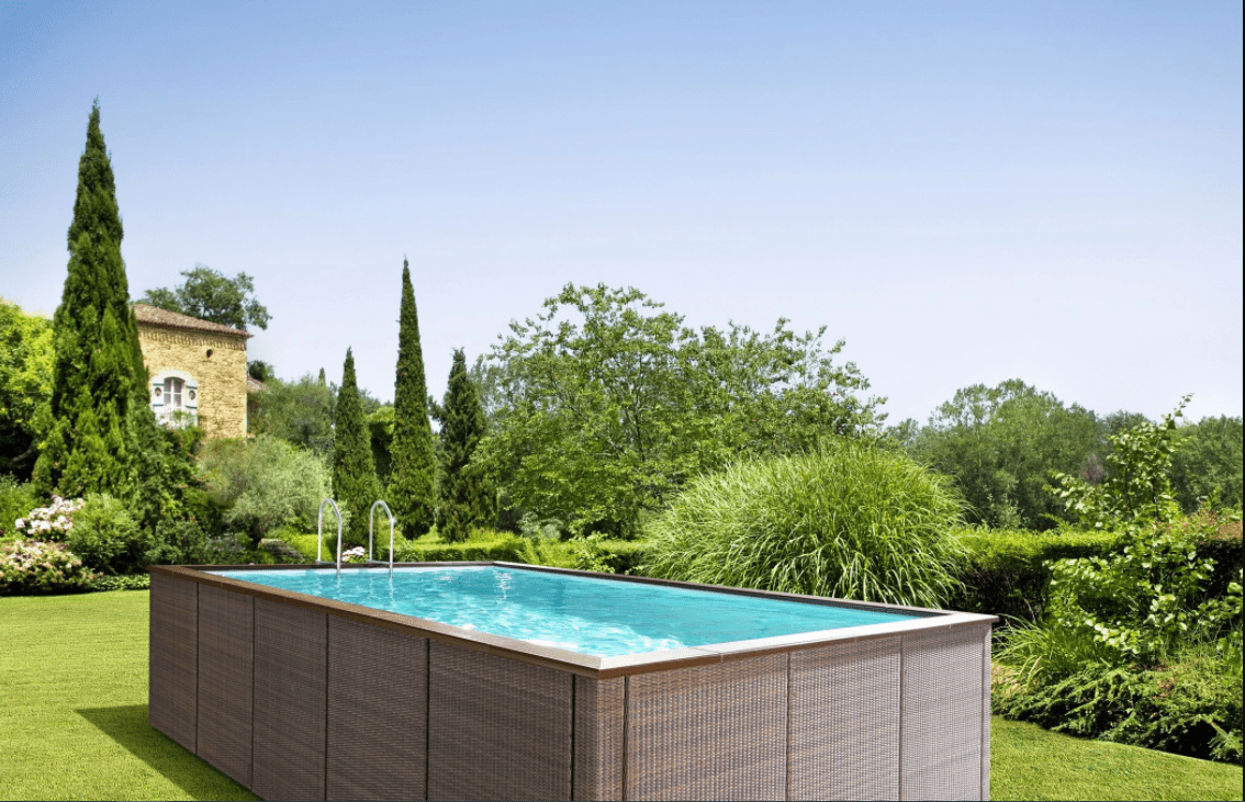 Piscine surélevée - Dolce Vita RATTAN