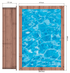 Piscina Elevada / Enterrada - Madera (Rectangular) - IGUAZU 600x419x131cm (22,51m3)