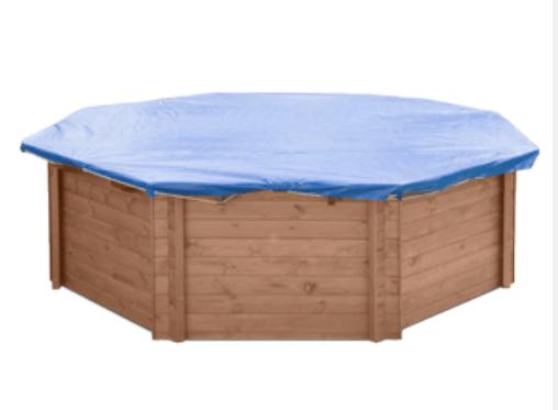 Aufgeständerter/unterirdischer Swimmingpool - Holz (rund) - BERMUDA D560cm (20,07m3)