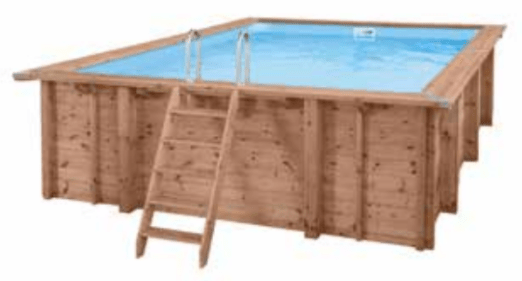 Piscine en bois - SUMMER OASIS - 6,00X4,19X1,31 (MT)