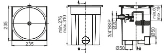 Regolatore di livello. EMAU. SUPERPISCINA