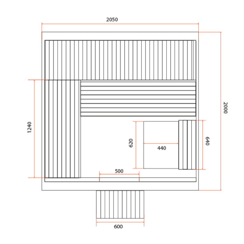 GAÏA OMEGA Outdoor Sauna