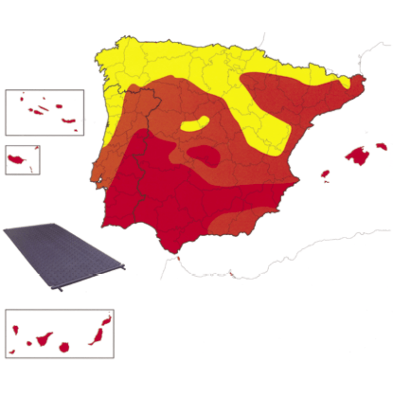 Système de panneaux solaires PEHD