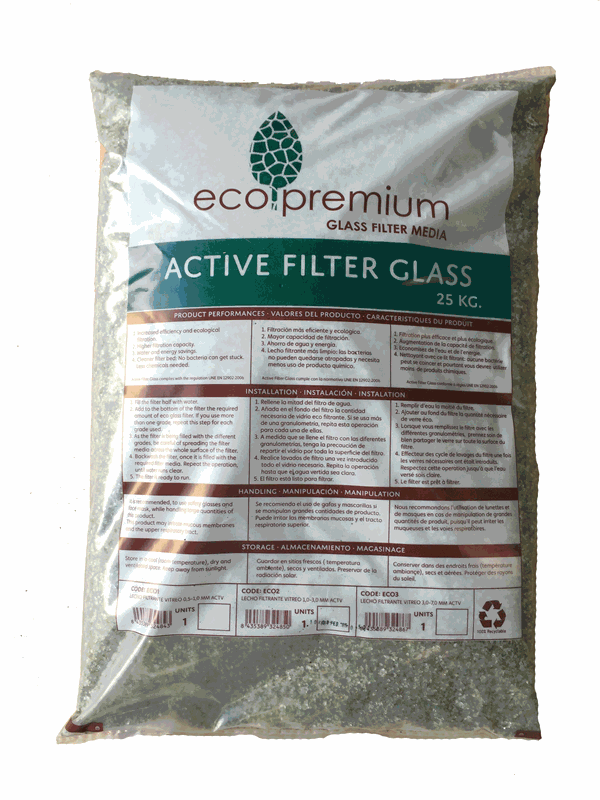 Vidro Filtrante Eco Premium